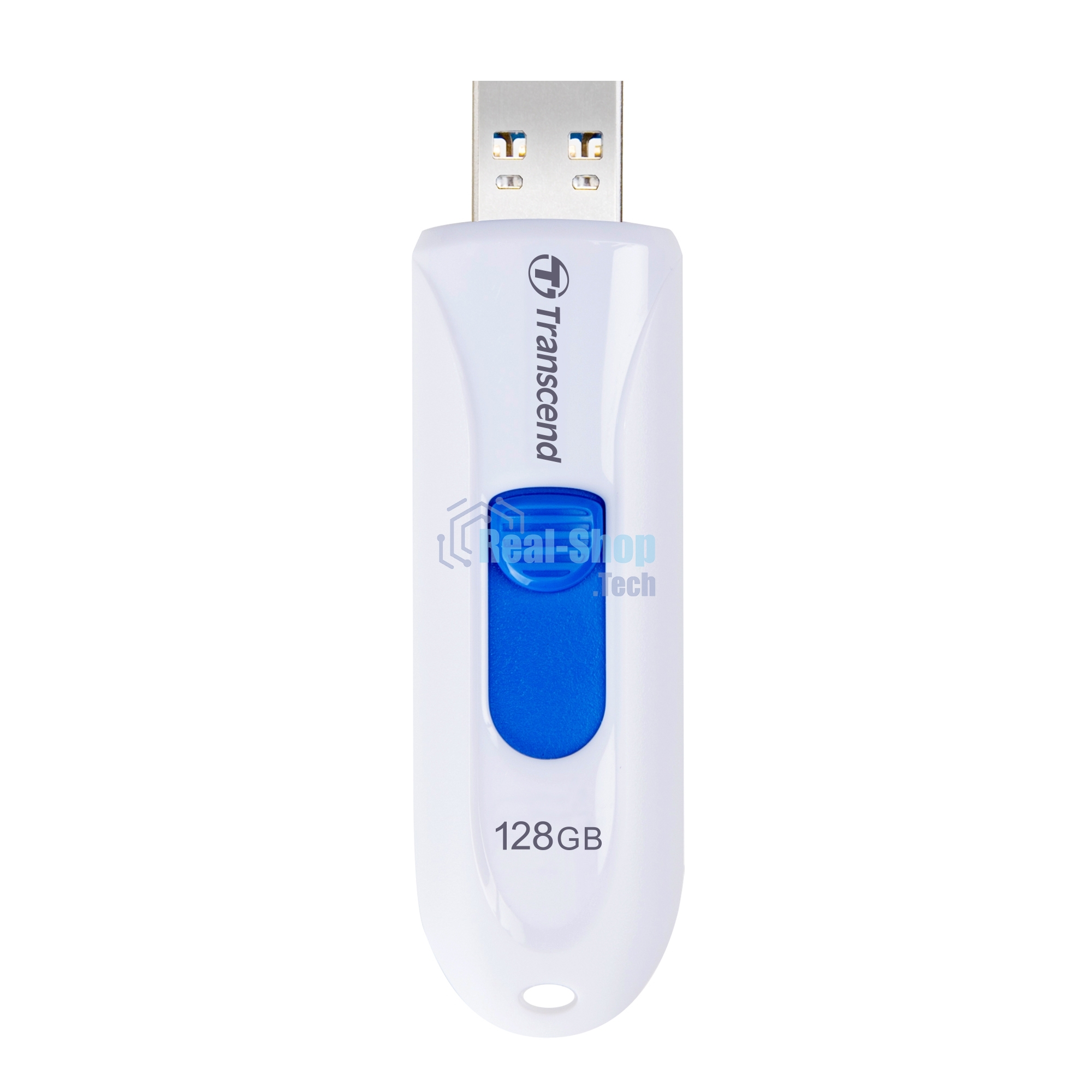 Флешка USB Transcend Jetflash 790 (TS128GJF790W), 128Gb, USB 3.0, R/W 90/40, белый