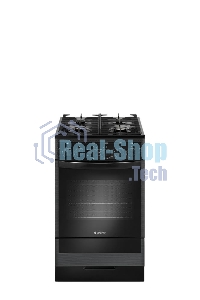 Плита газовая Gefest ПГ 5500-02 0115 черный, конфорок 4 шт, духовка 52 л, 50 см x 85 см x 58.5 см
