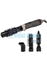 Фен-щетка POLARIS PHS1204i маренго/розовый, 1200Вт