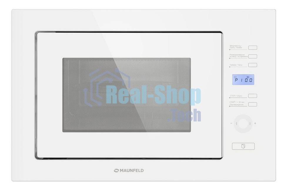 Микроволновая печь встраиваемая Maunfeld MBMO.25.7GW белый, 25 л, 900 Вт, переключатели - сенсор