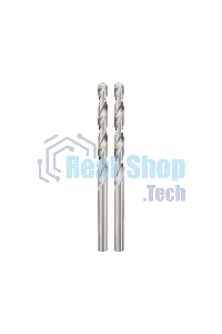 Сверло по металлу Kranz 1,0х34х12 мм HSS (2 шт. в упаковке) DIN 338