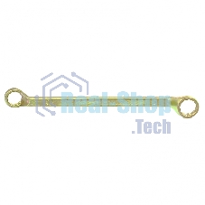 Ключ накидной Сибртех, 19 х 22 мм, желтый цинк 14628