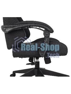 Кресло Бюрократ Zombie Predator Neo Black черный, экокожа, 120 кг, механизм качания