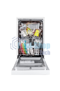 Посудомоечная машина Maunfeld MWF08S, белый, 44.8 см, 9 компл., 49 дБ, класс A+