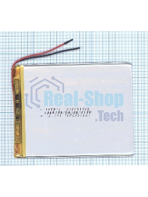 Аккумулятор Li-Pol (батарея) 3*83*103мм 2pin 3.7V/3700mAh