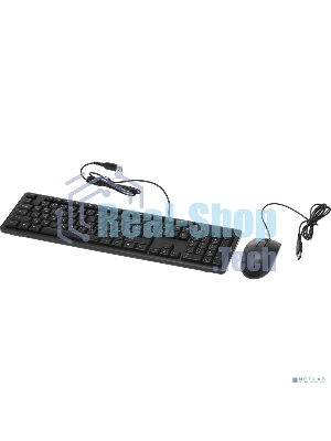 Комплект клавиатура+мышь A4Tech KR-3330S проводной, USB, 1200 DPI, чёрный