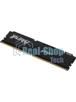 Оперативная память Kingston Fury Beast, DDR5, 32Gb (1x32GB), 6400MHz, CL32, DIMM, радиатор, черный