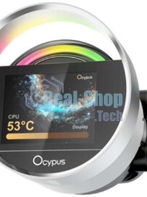 Система охлаждения Ocypus Sigma L24 WH ARGB, 240мм, LCD Pump 2.4