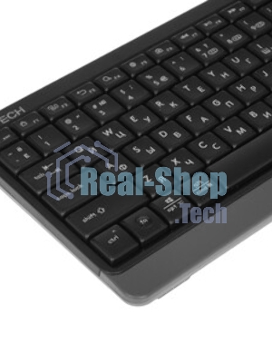 Клавиатура беспроводная A4Tech Fstyler FBK11, USB, Bluetooth/Радиоканал, черный/серый