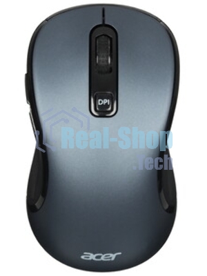 Мышь беспроводная Acer OMR306 черный/серый, 1600 dpi, радиоканал, USB, кнопки - 6
