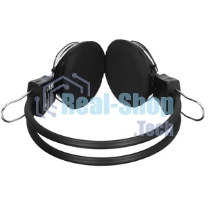 Проводные наушники Oklick HS-M200 черный, накладные, Jack 3.5 мм