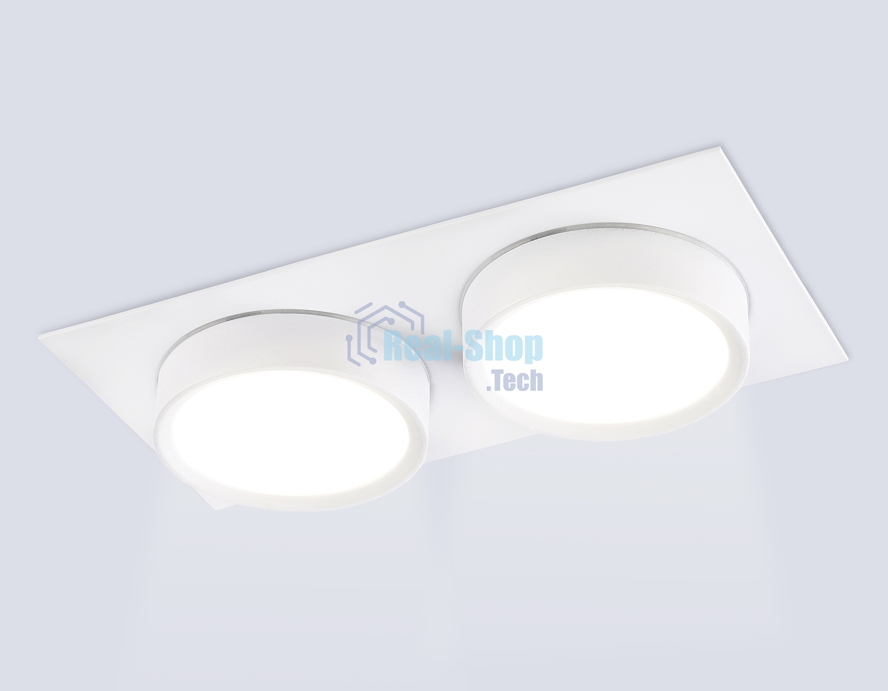 Светильник Ambrella light TN6741/2 WH белый IP44 GX53/2 210*110*57