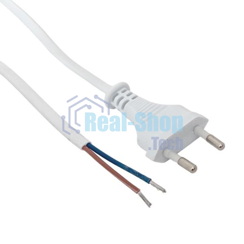 Шнур EKF ASB-610 для бра с выключателем 2м 2х0.5кв.мм