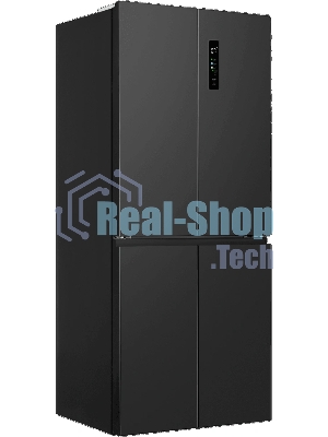 Холодильник Maunfeld MFF192NFSB01 Inverter черная сталь трехкамерный 334/184л морозилка снизу, No Frost, Side by Side
