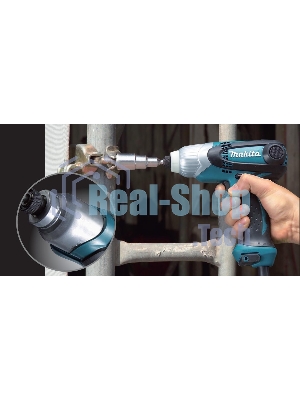 Дрель-шуруповерт Makita TD0101F, 230 Вт, 100 Нм, щеточный, ударный