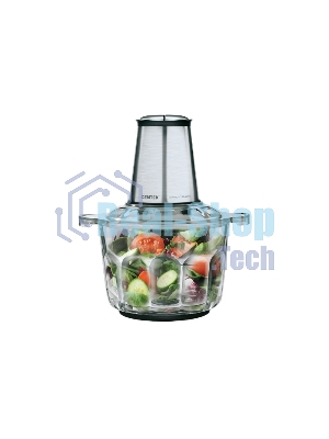 Измельчитель Centek CT-1395 Сталь 600Вт 2 скорости, стеклянная чаша 2,0л, разборные ножи, 4 лезвия