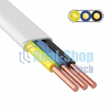 Провод ПБВВ/ПУСП 3x2,5 мм², 100 м ГОСТ 26445-85, ТУ 3551-021-38229892-2017