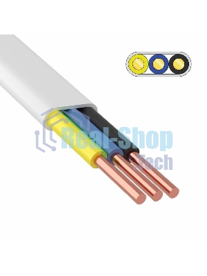 Провод ПБВВ/ПУСП 3x2,5 мм², 100 м ГОСТ 26445-85, ТУ 3551-021-38229892-2017