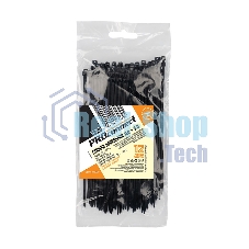 Хомут-стяжка кабельная нейлоновая PROconnect 150 x2,5 мм, черная, упаковка 100 шт.