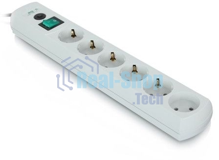 Сетевой фильтр Most RG 3 м (6 розеток) белый (коробка)