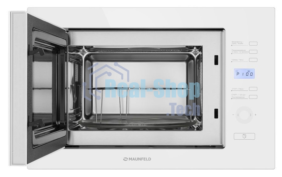 Микроволновая печь встраиваемая Maunfeld MBMO.25.7GW белый, 25 л, 900 Вт, переключатели - сенсор