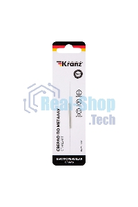 Сверло по металлу Kranz 1,0х34х12 мм HSS (2 шт. в упаковке) DIN 338