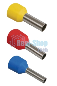 Наконечник-гильза изол. Е1012 10кв.мм (уп.100шт) ИЭК UGN10-010-07-12