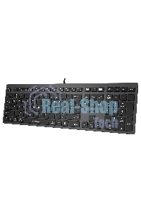 Клавиатура проводная A4Tech Fstyler FX50, USB, серый