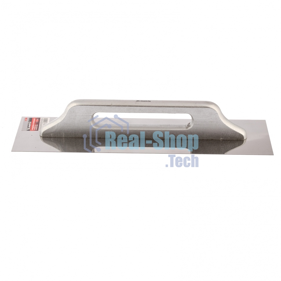 Гладилка Matrix из нержавеющей стали, 480 x 130 мм, деревянная ручка MASTER