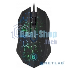 Мышь проводная Defender Event MB-754 черный, 1000 dpi, USB, кнопки - 3