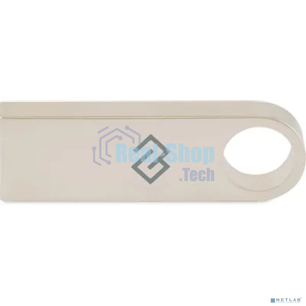Флешка USB Digma DRIVE3 (DGFUL128A30SR), 128Gb, USB 3.0, R/W 70/30, серебристый