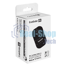 Мышь беспроводная ExeGate Professional Standard FG-10 черный, 1200 dpi, радиоканал, USB, кнопки - 4