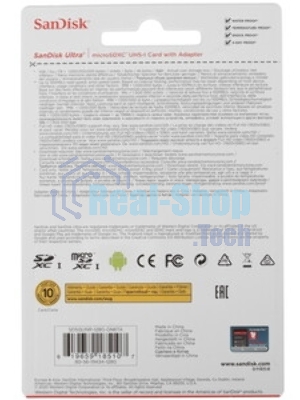 Флеш карта microSDXC 128Gb Class10 Sandisk SDSQUNR-128G-GN6TA oem