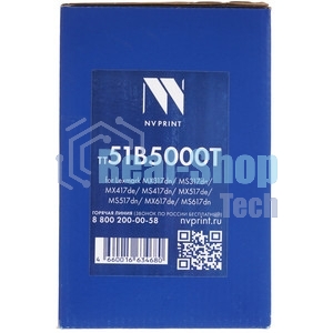 Картридж NVPrint совместимый NV-51B5H00 для Lexmark MS417dn/MX417dn/MS517dn/MX517de/MS617dn/MX617de (8500k)