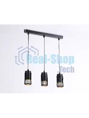 Светильник Ambrella light TN51699/3 BK черный GU10/3 400*60*1120