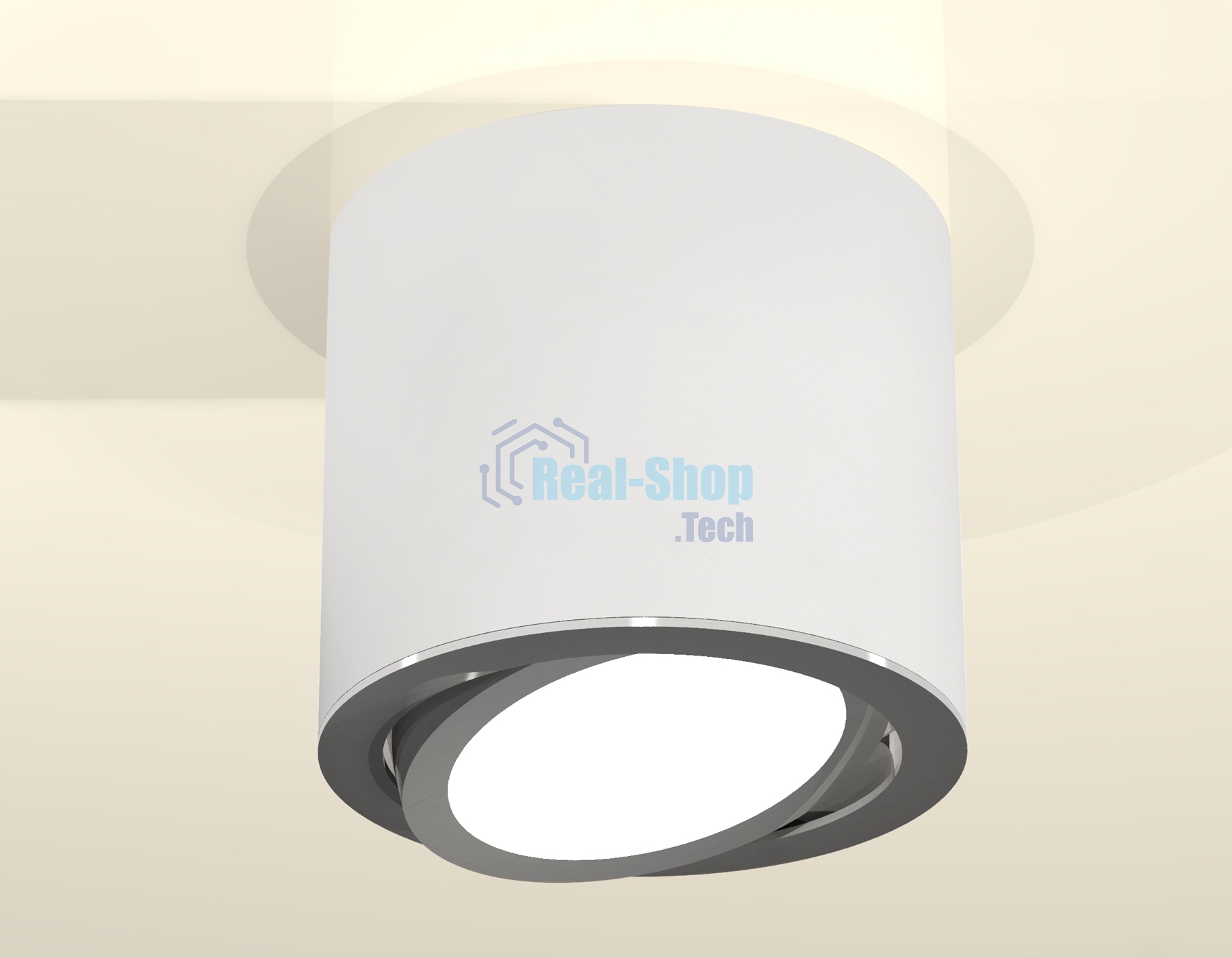 Светильник Ambrella Light XS7401003 SWH/PSL белый песок/серебро полированное MR16 GU5.3 (C7401, N7003)