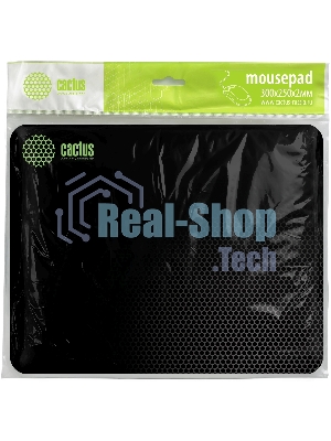 Коврик для мыши Cactus Black Mesh 300x250x3мм (CS-MPC-D02M) черный