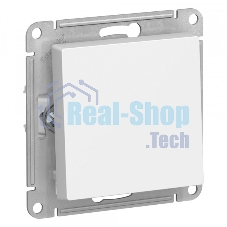 Механизм выключателя 1-кл. СП AtlasDesign 10А IP20 (сх. 1) 10AX с самовозвратом бел.