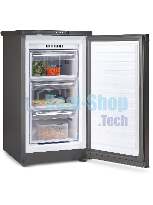 Морозильная камера Бирюса W412 графит, 80л, 3 ящика