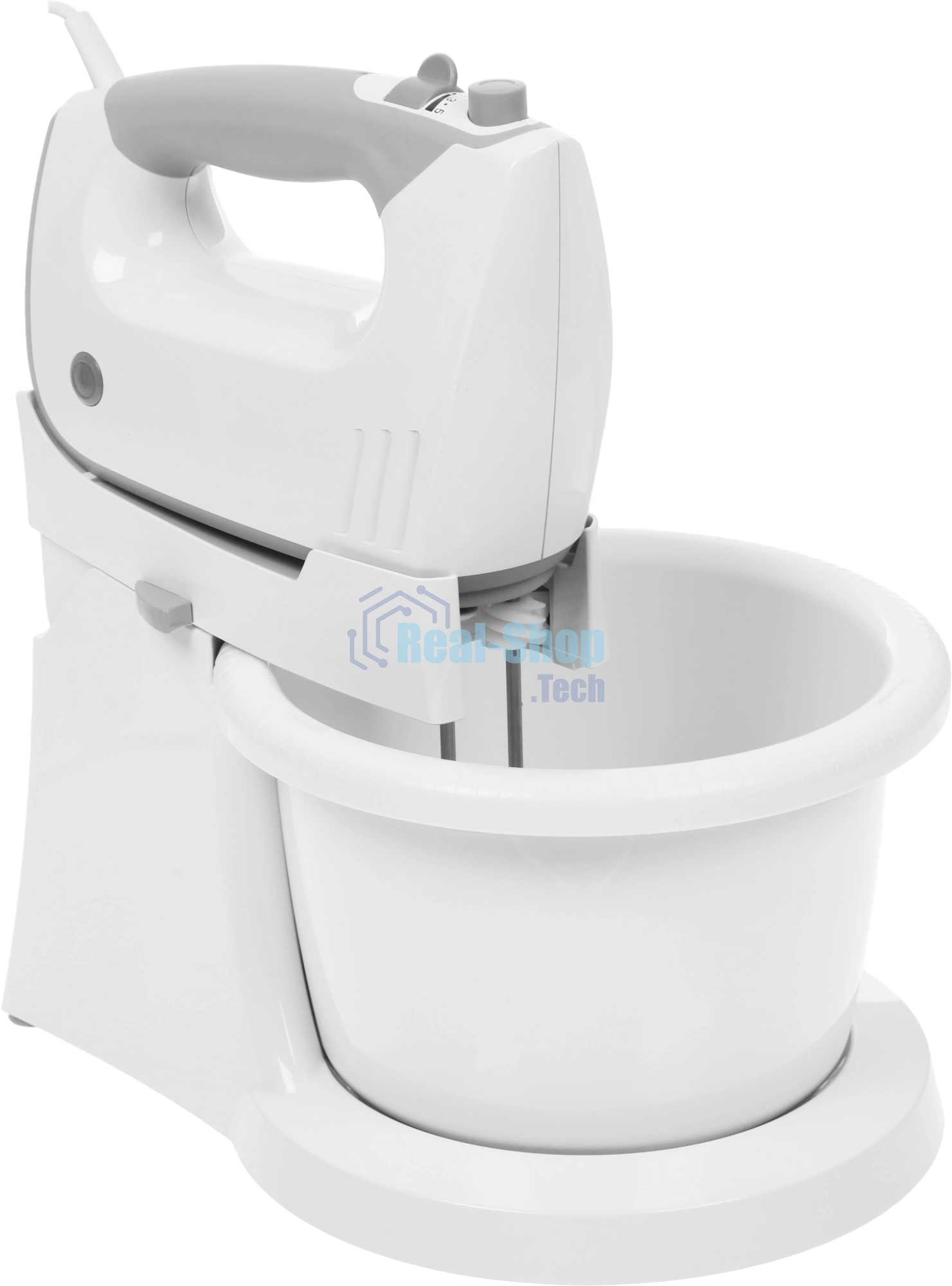 Миксер Bosch MFQ36460S белый/серый, ручной, 450 Вт, 5 скоростей