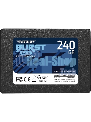 Накопитель SSD Patriot Burst Elite, 240Gb, SATA, 2.5