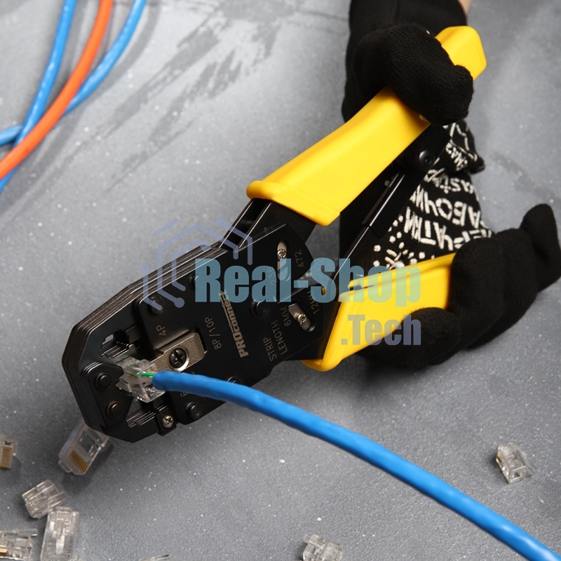 Кримпер PROconnect HT-200R для обжима 8P8C, 6P6C, 4P4C