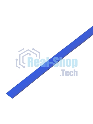 Термоусадочная трубка 6,0/3,0 мм, синяя, упаковка 50 шт. по 1 м PROconnect