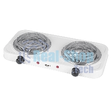 Плита настольная электрическая двухконфорочная Atlanta ATH-1737 белый