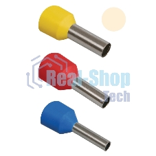 Наконечник-гильза изол. Е1012 10кв.мм (уп.100шт) ИЭК UGN10-010-07-12