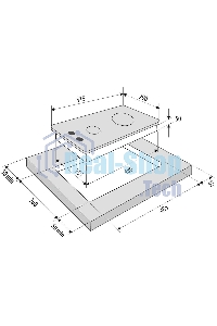 Газовая варочная панель Krona GALILEO 30 BL