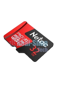 Флеш карта MicroSD card Netac P500 Extreme Pro 32Gb, retail version w/SD adapter