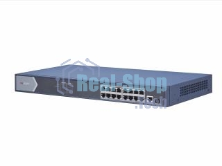 Коммутатор Hikvision DS-3E0518P-E 17G 1SFP 16PoE+ 230W неуправляемый