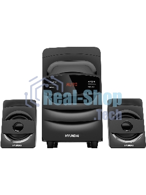 Микросистема Hyundai H-MS1404 черный 30Вт FM USB BT SD