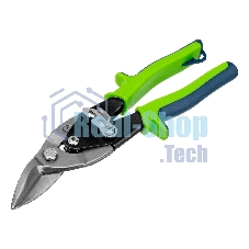 Ножницы по металлу Сибртех, 250 мм, правый рез, сталь С55,двухкомпонентные рукоятки